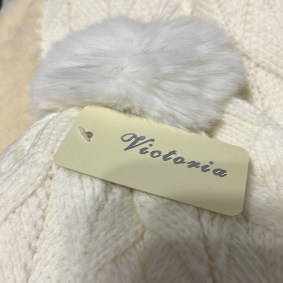 Women Warm Cabled Knitted Infinity Scarf Beanie Hat 2Pcs! - Picture 6 of 6